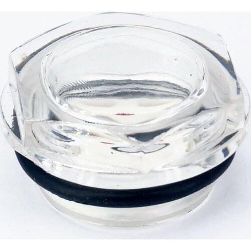 10pcs 3/8" BSP Male Plastic Oil Level Sight Glass Window Hex Head For Air Compressor Gearbox