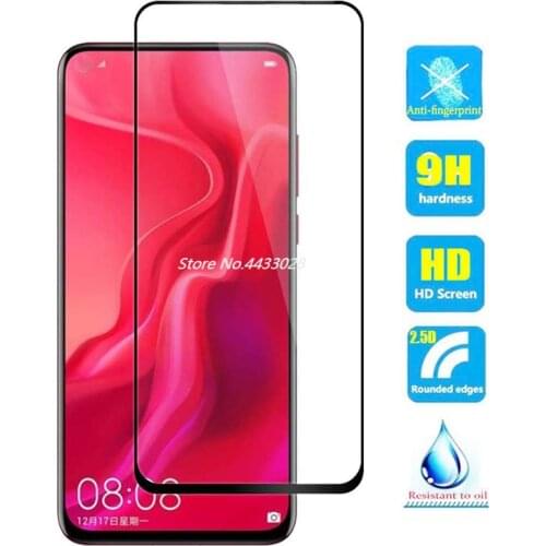 5D Full Glue Cover Black Tempered Glass for Huawei P Smart Plus 2019 Screen Protector for Huawei P Smart Z Protective Film Glass