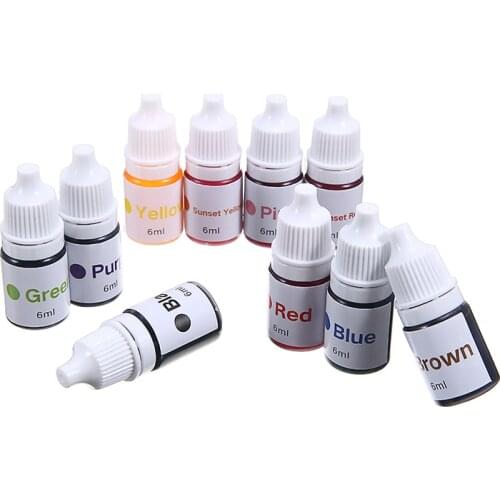 6ml Handmade Soap Dye Pigments Safe And Non-toxic Base Color DIY Manual Soap Colorant Tool Kit Liquid Pigment