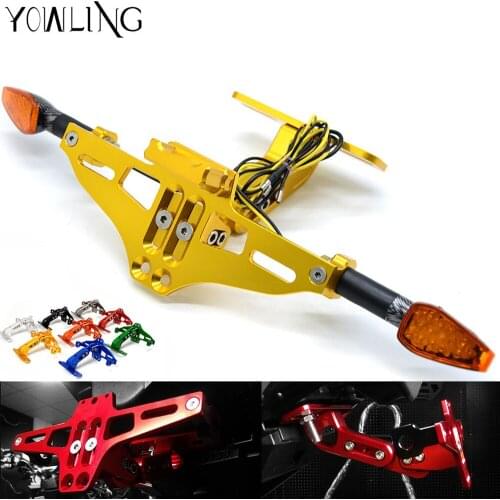 License Number Plate Frame Holder for yamaha XJR1300 FJR 1300 XJR 1300/Racer MT-01 V-MAX MT125 MT-10 FJ-09/MT-09 Tracer YZF R25