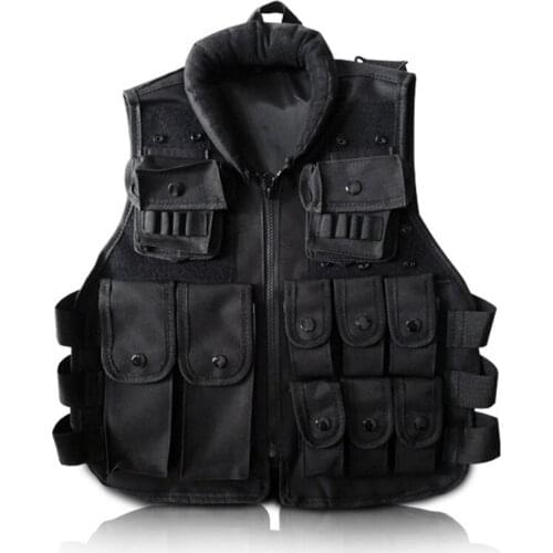 Children Military Fans Field Camping Combat Tactical Body Protective Vest OTV Training interceptor Camo Military Waistcoat