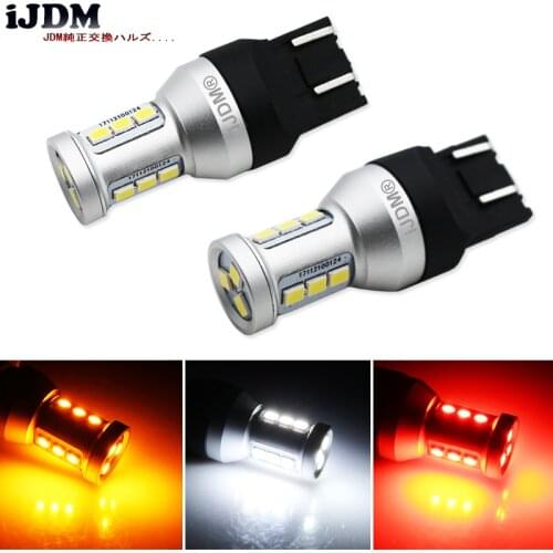 IJDM T20 LED W21/5W 7443 Led Bulb 1000Lm Bright 3030 12SMD Car Brake Reverse Turn Signal Lights DRL Backup Lamp Brake/Tail Light