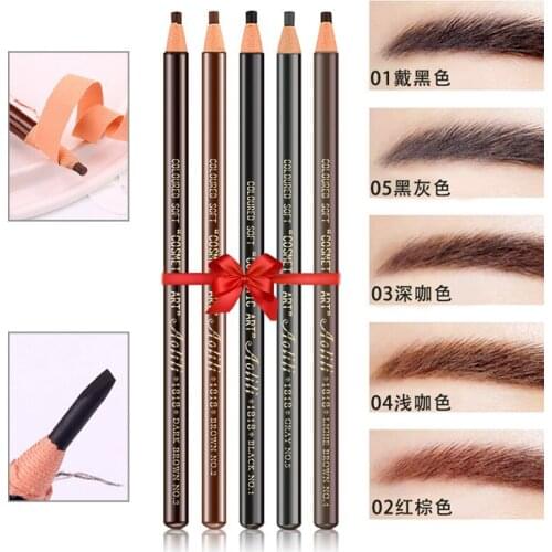 5pcs/set Eyebrow Pencil Makeup Eyebrow Enhancers Cosmetic Art Waterproof Tint Stereo Types Coloured Beauty Eye Brow Pen Tools