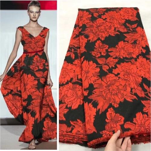 Latest High Quality African Nigerian Tulle Lace Fabric Organza Embroidery Guipure Party Dress 5 Yards Brocade Jacquard French