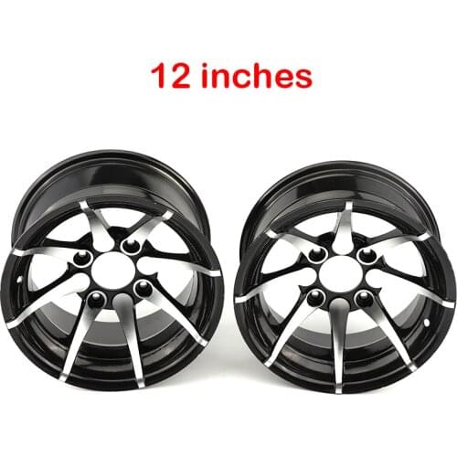 12 inch aluminum alloy front and rear wheels suitable for ATV QUAD off-road vehicle, kart, golf cart, 150cc, 200cc, 250cc