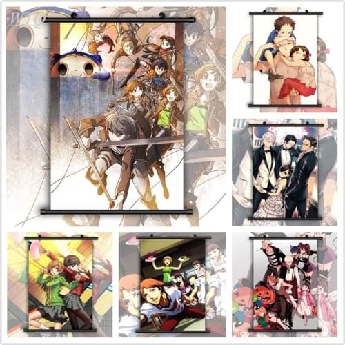 Persona 4 Attack on Titan Posters Anime Posters Wall Poster Canvas Painting Wall Decor Poster Wall Art Picture Home Decoration