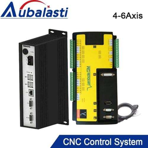 Aubalasti cnc controller 4-6 axis woodworking machine controller +computer NC65C+software NCstudio