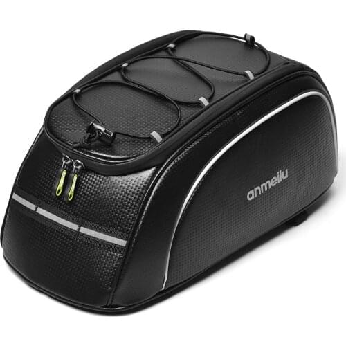 Bike Trunk Bag Bicycle Bag Water Resistant Bike Rack Bag Cycling Rear Rack Luggage Carrier Tail Seat Pannier Pack