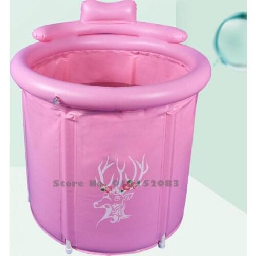 Bath Tub Adult Folding Adult Household Thickened Bath Tub Plastic Non Inflatable Thermal Insulation Fixed Bath Tub