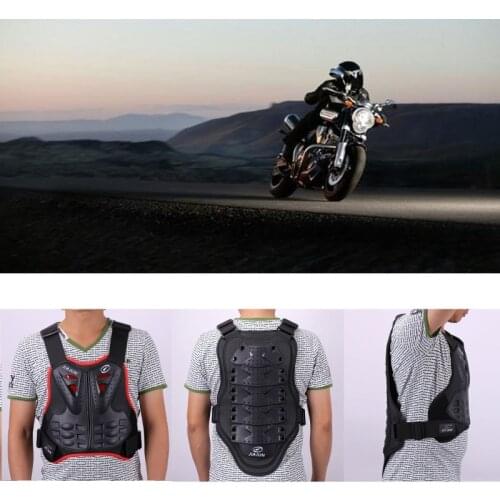 Adult Dirt Bike Body Armor Protective Gear Chest Back Protector Protection Vest W91F