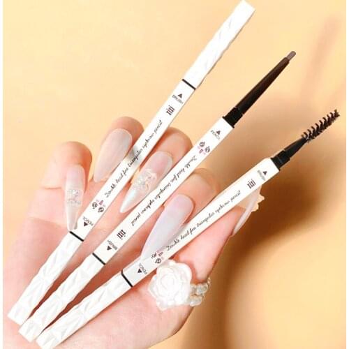 Xixi makeup eyebrow pencil slim white appearance long lasting waterpoof coffee black grey brown eyebrow pen AC393