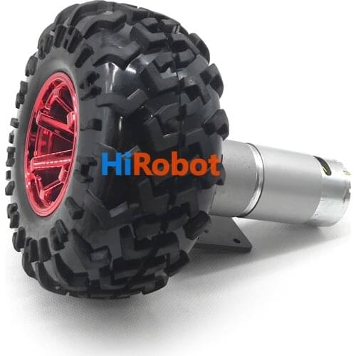 Smart car DIY spare parts, high torque DC motor, 130mm Plastic wheel/Tyre, coupling,motor bracket, For DIY tank Car,Robot