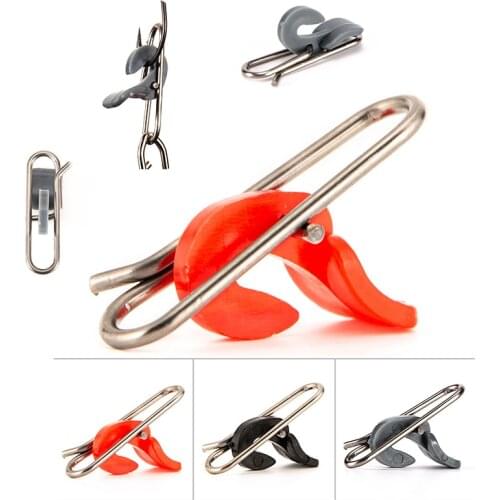 10pcs/set Fishing Bait Clips / Hook Baits Release Clip Sea Fishing Accessories Lures Protection Fish Tackle Pesca Iscas Tools