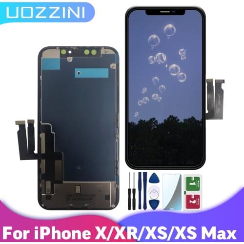 100% Tested For iPhone X XR XS XSMax LCD Display Touch Screen Replacement Touch Screen Digeiter Assembly+Tempered Film +Tool
