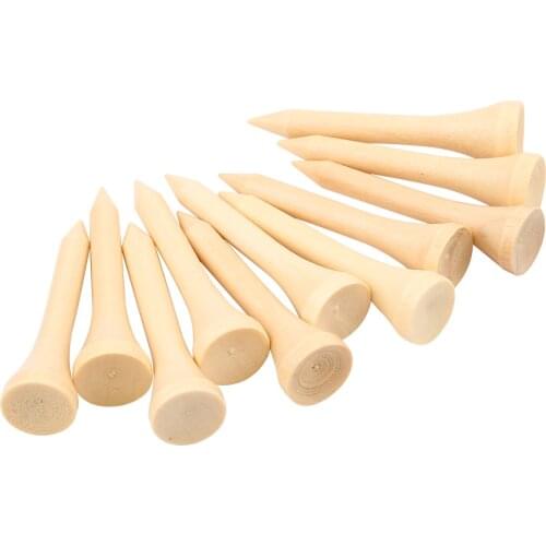 Tees Golf Tees Bamboo Tee Golf Balls Holder 4 Sizes Available Stronger than Wood Tees 100pcs 1 pack