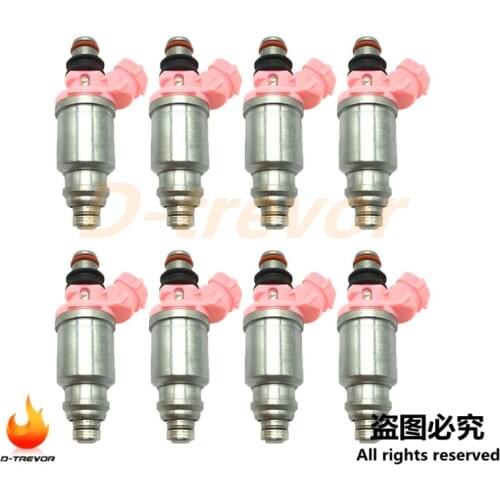 8Pcs Fuel Injector 23250-74080 for Toyota 1993-1997 Land Cruiser Lexus 1996-1997 LX450 4.5L