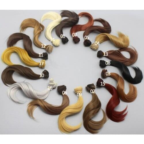 Aidolla Curly BJD Doll Wig 15*100CM Doll Accessories Tress For Dolls High Temperature DIY Hairs For 1/3 1/4 1/6 BJD