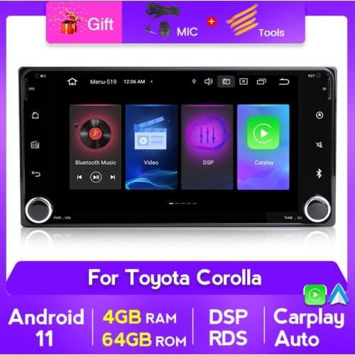 PX5 Android 11 car Audio Navigation Multimedia radio WIFI CarPlay AUTO For Toyota VIOS CROWN CAMRY HIACE PREVIA COROLLA RAV4