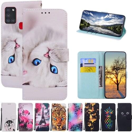 For Samsung A21S Case Flip Leather Wallet Case For Samsung Galaxy A21S A 21S SM-A217F/ds Wallet Book Cover Phone Case Fundas bag