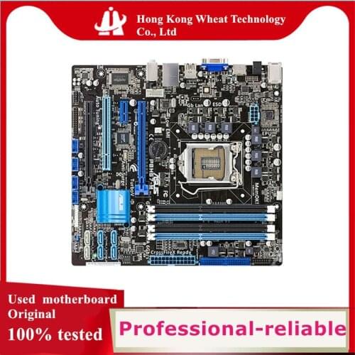 For ASUS P8H67-M Motherboard Socket LGA 1155 DDR3 SATA3 For Intel H67 Original Desktop Used Mainboard
