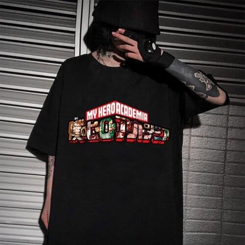 My Hero Academia T Shirts Short Sleeve Clothing Boku No Hero Academia Cosplay Funny Cartoon T-shirt For Man/woman