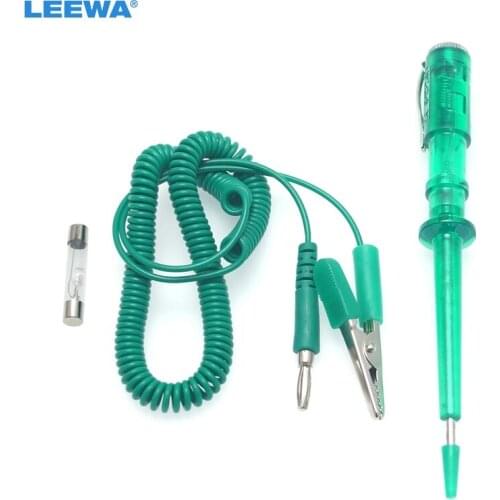 LEEWA 10set 6-24V Auto Electrical Tester Car Light Voltage Measuring Pen For Auto Vehicle Gauge Testing Tool #CA5989