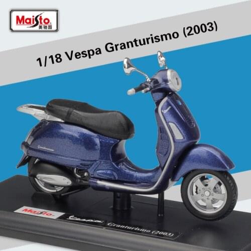 Maisto 1:18 scale VESPA GTR 1968 motorcycle replicas with authentic details motorcycle Model collection gift toy
