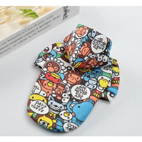 Dog Clothes Hood Hoodie Coat Animal Printed For Small Medium Dog French Bulldog Winter Pet Jacket Clothing ropa para perro XS-XL