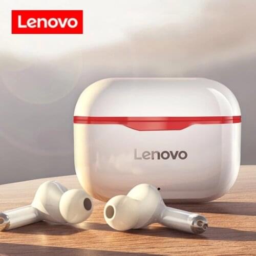 Original Lenovo LP1 TWS, Wireless Earphone, 300mAH Dual Stereo Noise Reduction Bass Touch Control Long Standby Bluetooth 5.0