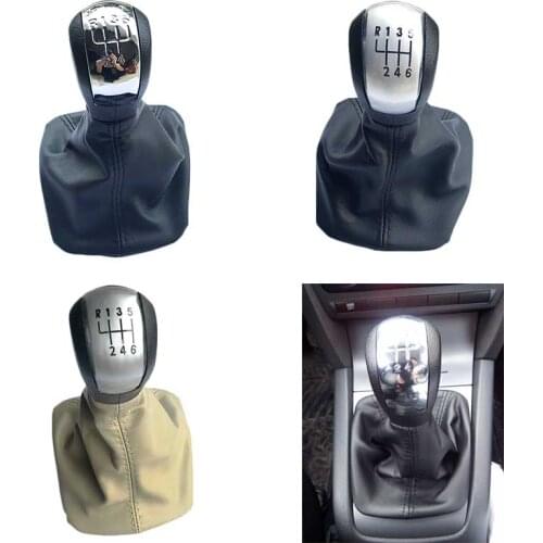 Car Gear Shift Knob Gaitor Boot For Skoda Octavia 2 A5 A6 2004 2005 2006 2007 2008 2009 2010 2011 2012 2013 Shifter Stick Parts