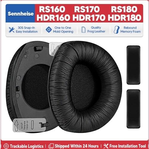 Replacement Earpads Ear Pads Muffs Cup Pillow Cushions Headband For Sennheiser HDR160 HDR170 HDR180 RS160 RS170 RS180 Headphones
