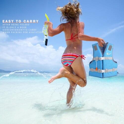 Life Vest Children Boating Rafting Water Skiing Safety Life Jackets Swimwear With Survival Whistle Safety Life Jackets