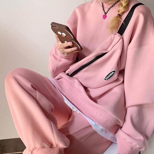 Street Casual Sweatshirt New Style Two Piece New Tiffany Blue Sports and Leisure Suit Women Sweater Y2k Style Womens Suit Clothi