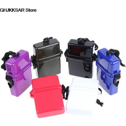 1pc Scuba Diving Kayaking Waterproof Dry Box Gear Accessories Container Case & Rope Clip For Money ID Cards License Keys HOT