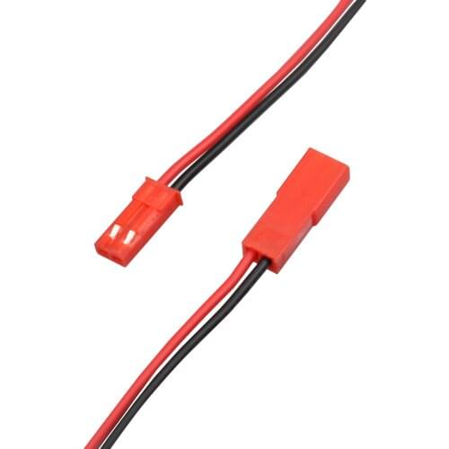 30Pairs JST 2Pin Wire Connectors 22AWG Pitch 2.54mm Female and Male Each 15cm Long