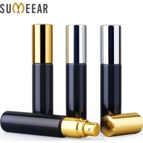 50Pieces/Lot 10ML UV Plating Glass Mini Parfume Bottle Refillable Portable Perfume Bottle Spray Bottles Empty Containers