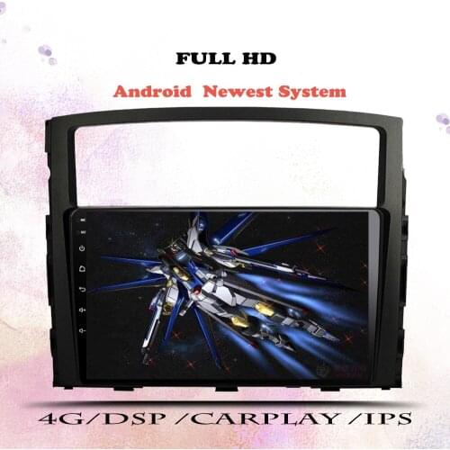 6G+128G Android 10 For Mitsubishi PAJERO 4 2006 - 2014 Car Radio Multimedia Video Player Navigation GPS 2 din dvd Tape Recorder