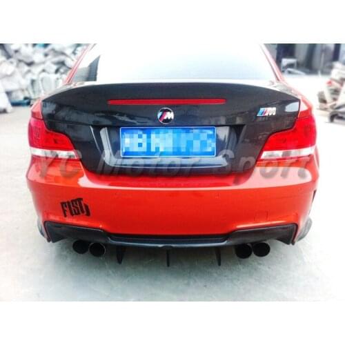 Car Accessories Carbon Fiber RZ 1M Raze Style Trunk Fit For 2010-2012 1M Coupe Rear Boot lid Bootlid Car-styling