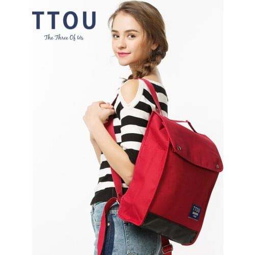 TTOU Brand teenager canvas backpacks for girl Backpack Travel Bag Women Large Capacity brand Bags For Girls