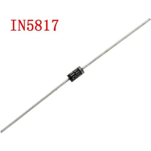 100 PCS IN5817 TUN-41 1A 20 v SCHOTTKY DIODE 1N5817