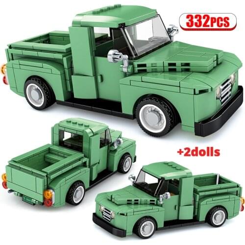 City World Famous Racing Car Building Blocks Technical Super Speed Sport Vehicle Truck MOC Bricks Educational Toys for Children