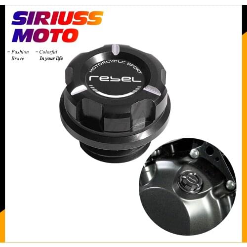 Motorcycle Engine Oil Cap Bolt Screw Filler Cover Case for Honda CMX 500 Rebel After 2017