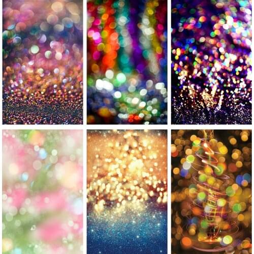 Lyavshi Party Decor Bokeh Lights Photocall Photographic Backdrops Personalized Vinyl for Photo Studio Photography Backgrounds