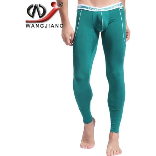 Warm Pants Leggings WJ Brand Mens Long Johns Bamboo Fiber Mens Thermal Underwear Pants Quick Dry Thermo Underwear