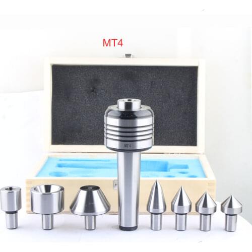 Set of MT4 MT5 Morse CNC lathe rotary center standard double cone head Live Center For Morse turning center double top center