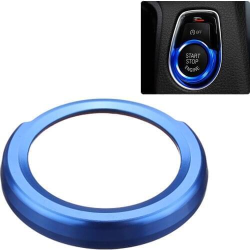 Car Engine Start Button Stickers for BMW 1 2 3 4 Series X1 Interior Modification Ignition Key Ring Trim Cover