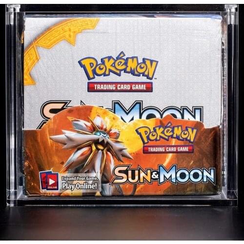 Pokemon Booster Box Strong High Quality Transparent Acrylic Boost Game Protect Box with Magnetic Lid