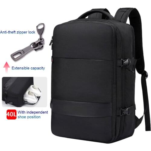Anti-theft Expandable 15.6 Inch Laptop Backpack Men Waterproof Multifunctional Backpack Business Mochila USB Charging School Bag