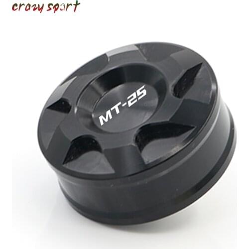Rear Brake Fluid Reservoir Cover Cap For YAMAHA MT-25 2015-2018 2017 MT25 MT 25 Motorcycle Accessories With Logo