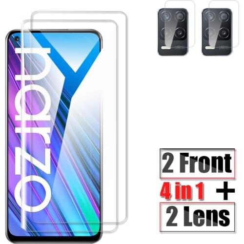 HD Screen Protective Glass For Oppo Realme Narzo 30A 30 Pro 5G Tempered Glass On Realme Narzo 30Pro Camera Len Protector Film